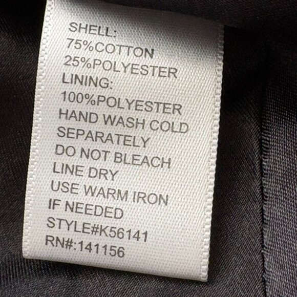 Knitted Dove Retro Button Front Jacket Coat Women’s Size L Gray/Black Trim EUC! - Picture 11 of 12